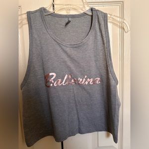 “ballerina” tank top NWOT